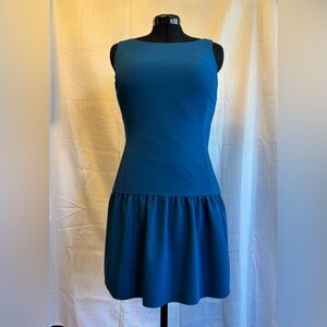Banana Republic Teal Sleeveless Midi Dress. Size 8